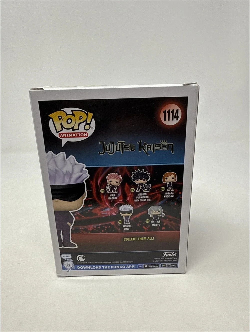 Funko Pop! Satoru Gojo #1114, Jujutsu Kaisen, Anime, Animation